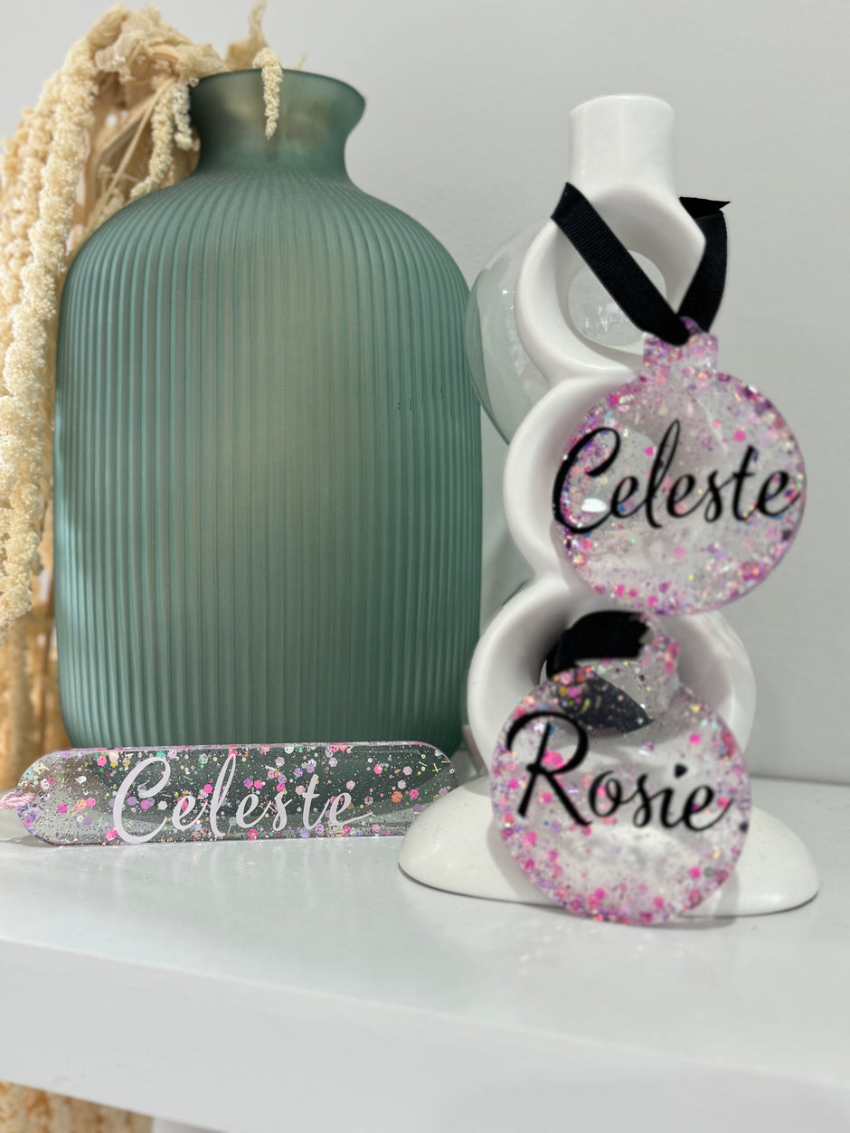Personalise Resin Bauble