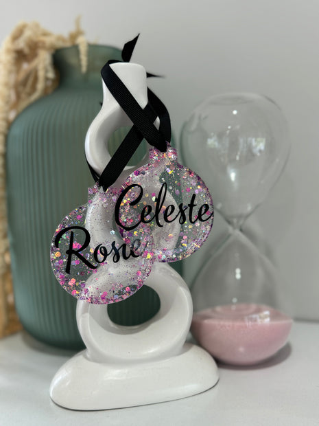 Personalise Resin Bauble