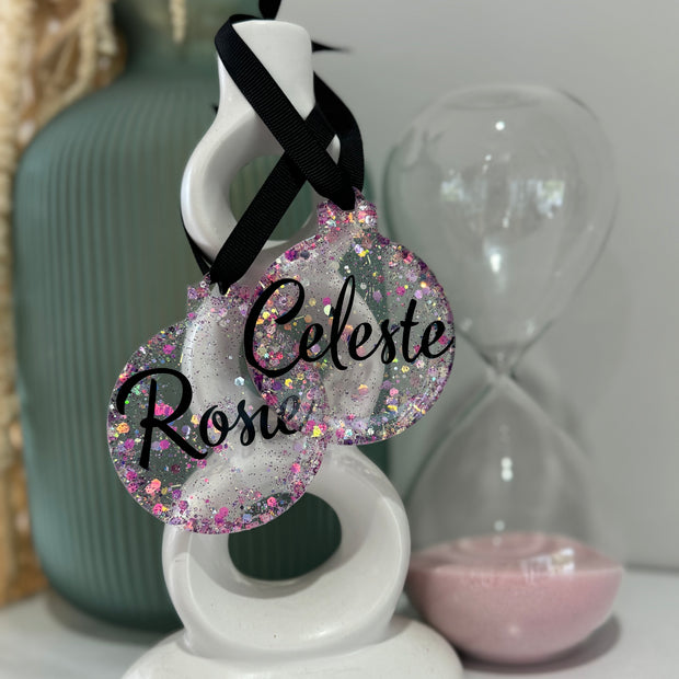 Personalise Resin Bauble